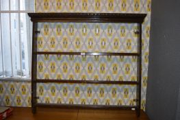 Painted Pine Wall Mounted Plate Rack