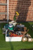 Garden Edging, Solar Lights, Tools, etc.