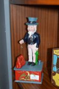 Uncle Sam Cast Iron Money Box