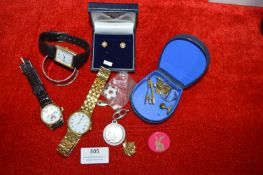 Watches, Earrings, etc.