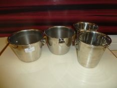 * S/S small buckets x 4