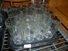 * tall water glasses x 20