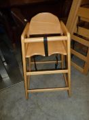 * 2 x wooden high chairs