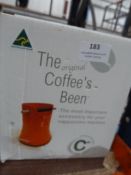 * coffee been - for disposal of coffee grounds