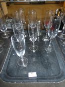 * selection of flutes x 9