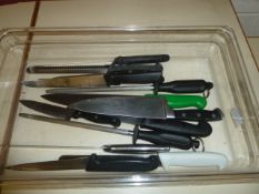* selection of chefs knives 14+ items