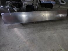 * S/S shelf 2100w x 300d