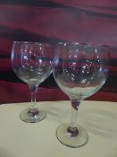 * 8 x gin/cocktail balloon glasses