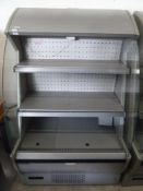 * Pasorkalt A.S multi-deck chiller refrigerated grab and go 3 shelf chiller. 980w x 700d x 1630h