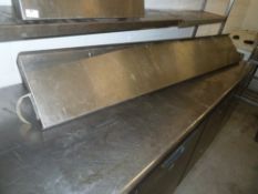 * S/S shelf 2000w x 300d