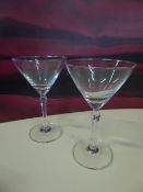 * martini/ cocktail glasses x 6+