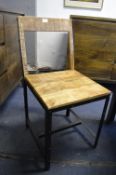 *Rivet Industrial Style Side Chair