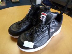 *Fila Size: 8 Black & White Shoes