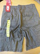 *Union Bay Flex Waist Size: 32 Brown Cargo Shorts
