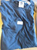 *Adidas Size: S Navy T-Shirt