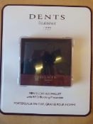 *Dents Men's Black Leather Wallet