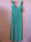 *Dessy Collection Size: 10 Turquoise Bridesmaid Dr