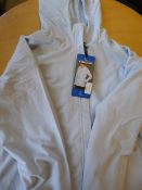 *KS Size: L Misty Blue Hooded Jacket