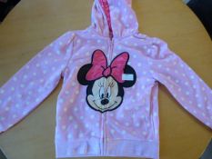 *Pink Minnie Mouse Size: S Childs Hooded jacket