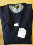 *William Hunt Size: M Navy Crew Sweater