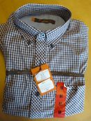 *Ben Sherman Size: M Navy & White Shirt