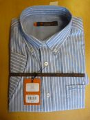 *Ben Sherman Size: M Blue & White Striped Shirt
