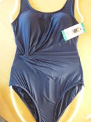 *DKNY Size: 12 Navy Swimsuit