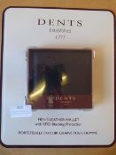 *Dents Men's Black Leather Wallet