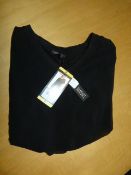 *Badgley Mischka Size: S Black V-Neck Top
