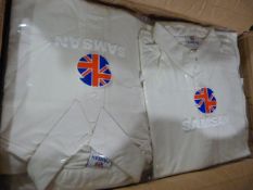 ~15 White Cricket Shirts