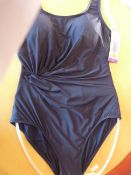 *DKNY Size: 14 Navy Swimsuit