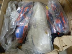 6 Cricket Pads and 4 Pairs of Gloves