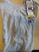*Champion Size: S Grey Heather Top