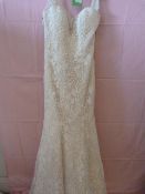 *Christine Dando Ivory Wedding Dress