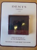 *Dents Men's Black Leather Wallet