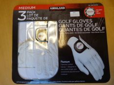 *KS Size: M Golf Gloves 2pk