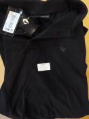 *Emporio Armani Size: XXL Black Polo Shirt