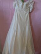 *Christine Dando Size: 8 Natural Wedding Dress