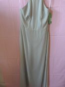 *Dessy Collection Size: 12 Celadon Silver Bridesma