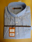 *Ben Sherman Size: M Blue & White Striped Shirt