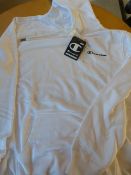 *Champion Size: L White Hoodie