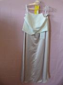 *Dessy Collection Size: 12 Two Piece Blush & Ivory