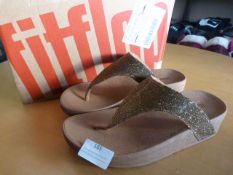 *Fit Flop Gold Shoes Size: 4