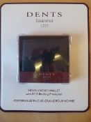 *Dents Men's Black Leather Wallet