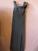 *Dessy Collection Off Shoulder Size: 8 Silverstone