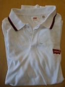 *Levi's Size: l White Short Sleeve Top