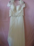 *Chloe Size: 8 Primrose Two Piece Wedding Dress