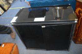 Black Glass Cabinet
