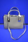 Dune Taupe Leather Handbag with Shoulder Strap