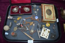 Tray Lot of Collectibles; Bottle Openers, etc.